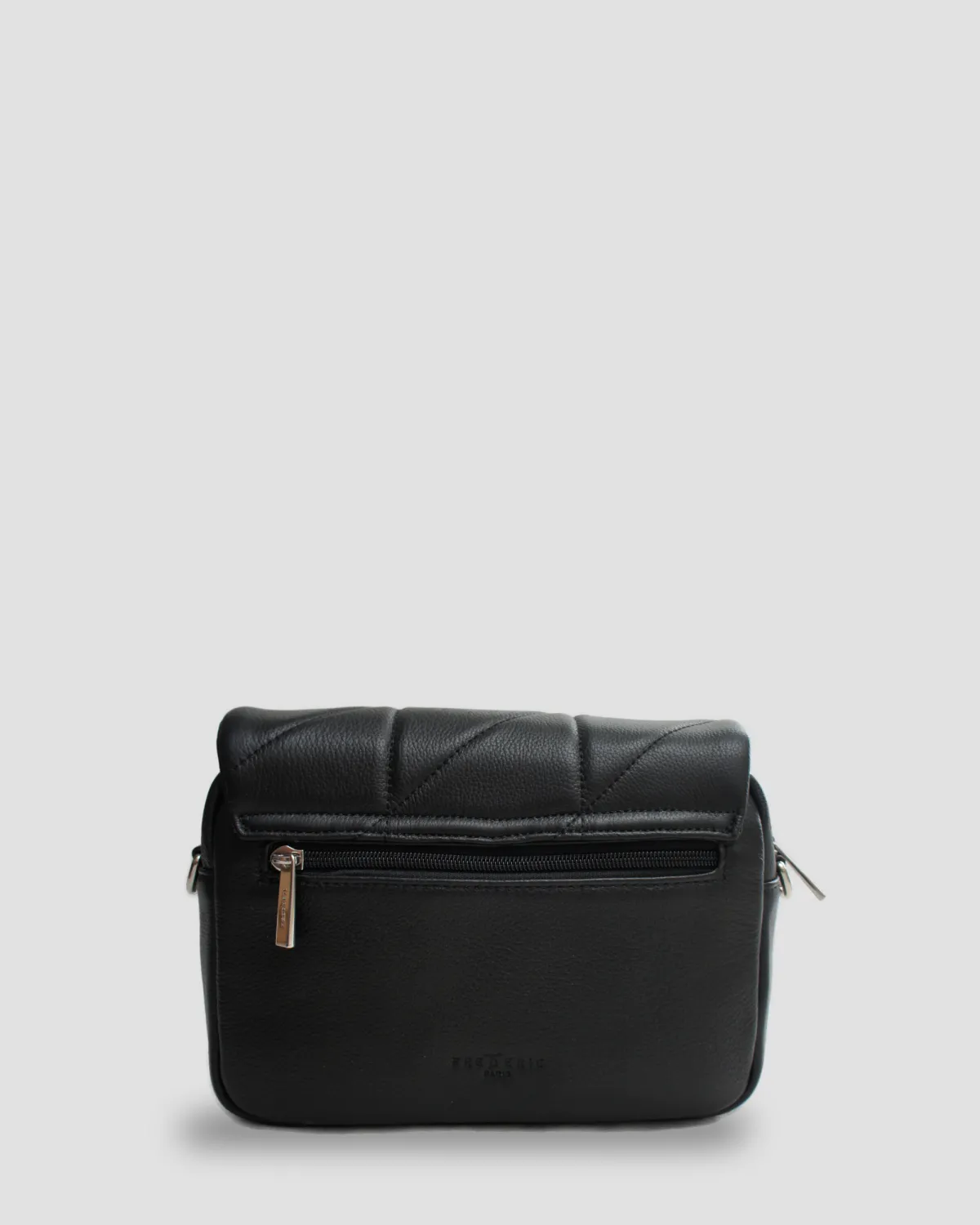 ASTRID – Quiltet crossbody i ægte læder | Sort