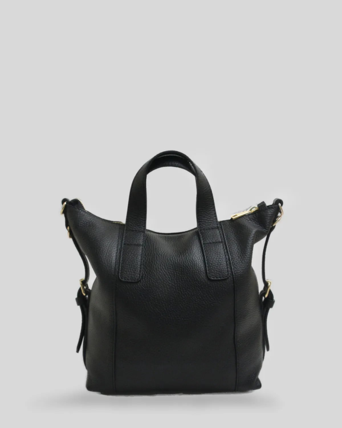 JOSEFINE – Håndtaske og crossbody i ægte læder | Sort
