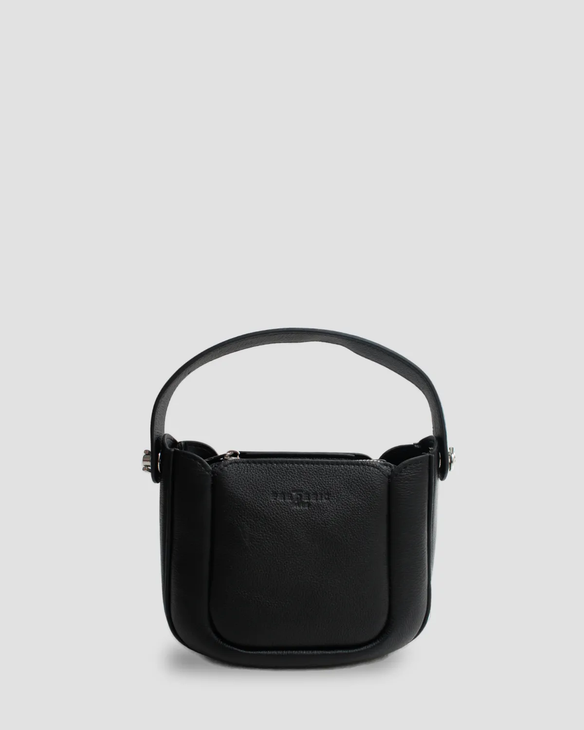 ALVA – Lille håndtaske og crossbody i ægte læder | Sort