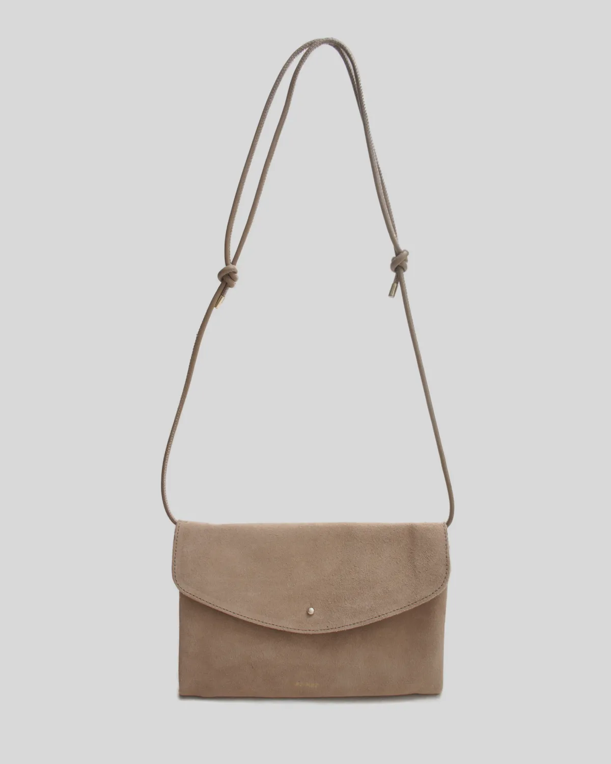 MAJA – Crossbody-taske i blødt ruskind | Nude