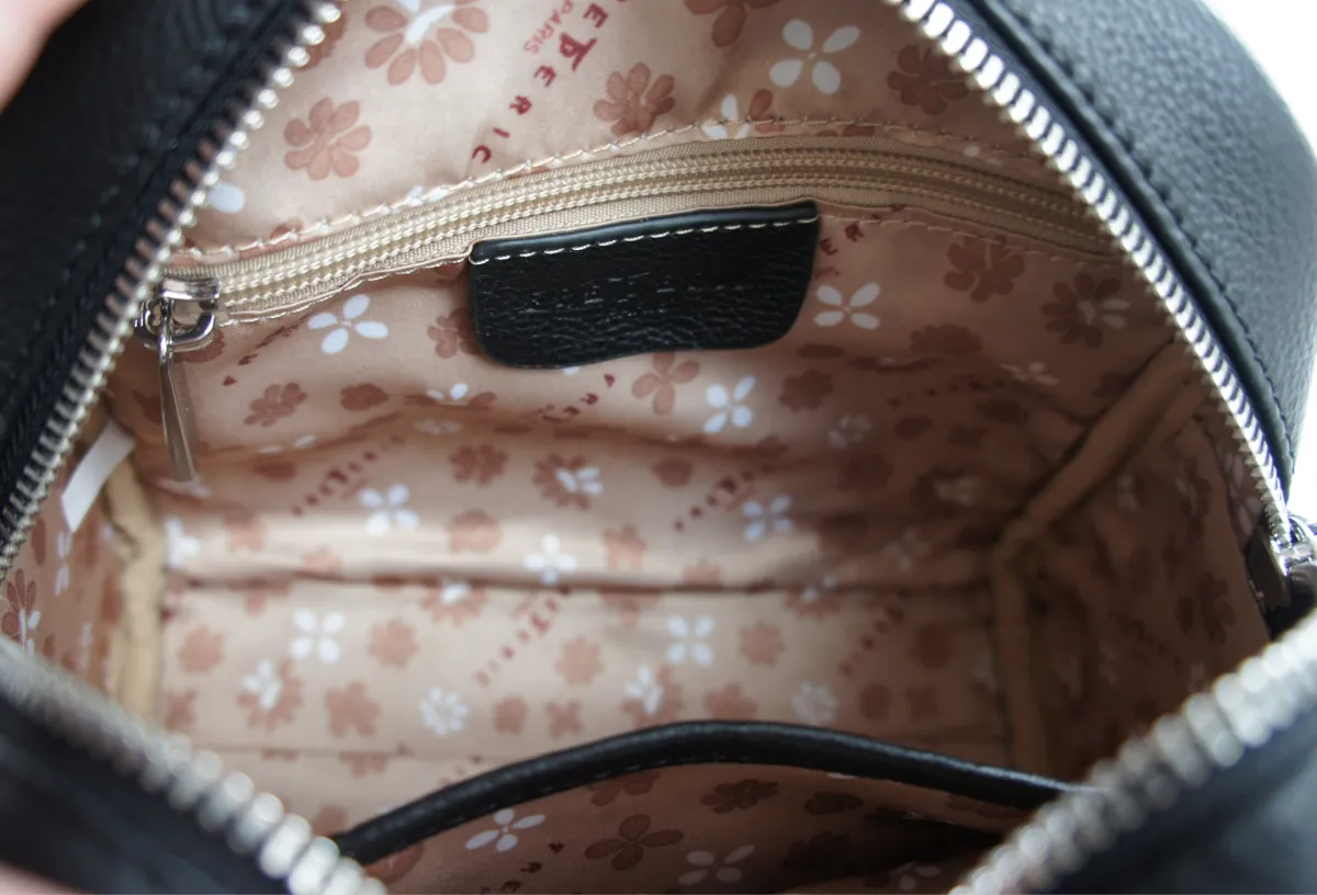 EMMA – Kompakt håndtaske & crossbody | Sort